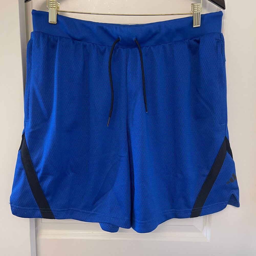 Adidas Performance Basketball Active Performance Mesh Pant Shorts Size L 7" - Picture 2 of 8